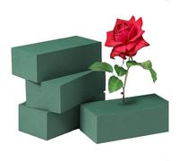 Lot De 4 Mousses Florales, Bloc De Mousse De Fleurs En Brique Humide, Hydratation Longue Durée, for Fleurs Séchées/conservées, Fabrication De Couronnes, Bouquet De Mariée