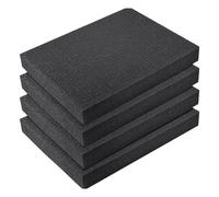 Lot de 4 mousses pour boîte à outils, amortisseurs en tôle éponge, insert de coupe pour vol dur, étui de protection, organisateurs