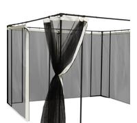 Lot de 4 Moustiquaires pour Tonnelle Zippées Protection Optimale Contre Insectes