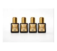 Lot de 4 Musc Gold El Nabil 5 ml - Extrait de Parfum Sans Alcool