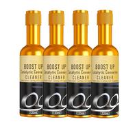 Lot de 4 nettoyants pour catalyseurs de voiture, essence, turbocompresseur, moteur et turbocompresseur, 120 ml, convient pour l'essence, le diesel, l'hybride
