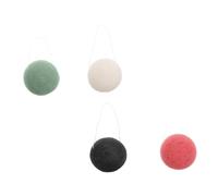 Lot de 4 nettoyants pour le visage réutilisables pour une couleur mélangée efficace pour le démaquillage et le nettoyage du visage
