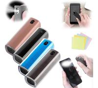 Lot de 4 nettoyeurs d'écran tout-en-un en spray et lingette nettoyants d'écran, nettoyeur d'écran tout-en-un, nettoyant électronique en spray pour téléphone, TV, ordinateur portable (D)