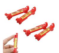 Lot de 4 niveaux à bulle à ficelle, niveau à bulle, niveau à bulle, 40 cm, mini niveau à bulle, petit niveau à bulle, convient pour la maçonnerie, les plombiers, les canalisations et le carrelage