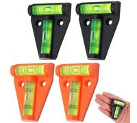 Lot de 4 niveaux à bulle de type T, petit niveau à bulle pour caravane, camping-car, outil de niveau, dispositif de nivellement à bulles, dispositif de nivellement de caravane, mini appareils de
