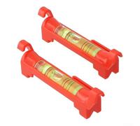 Lot de 4 niveaux de suspension avec bulle horizontale pour mesurer, petit outil de niveau pour la construction, la mise en page, le sol, l'alignement des étagères