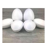 Lot de 4 Oeufs polystyrène de 20 cm de Haut, Séparables, Styropor Blanc densité supérieure