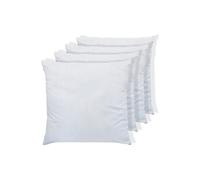 Lot de 4 oreillers câlin 60 x 60 cm - 400 gr - Blanc - TORIVIA