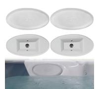 Lot de 4 oreillers ovales gris 2472-828 pour jacuzzi de la série J-2008 et actuelle, y compris J-230 J-235 J-245 J-270 J-275 J-280
