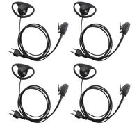 Lot de 4 oreillettes en forme de D pour radios Midland GMRS GXT LXT X Talker 2 voies