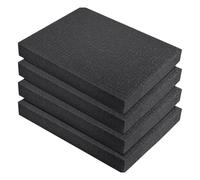 Lot de 4 organiseurs de boîte à outils légers avec rembourrage en mousse pour valises de vol, tiroirs, outils de rangement artisanaux, inserts en mousse