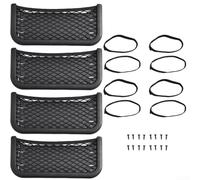 Lot de 4 organiseurs de voiture pour camping-car, camion et bateau avec construction en nylon et plusieurs méthodes de montage pour des solutions de rangement flexibles