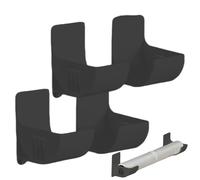 Lot de 4 organiseurs magnétiques pour papier d'aluminium, film étirable et rouleau d'essuie-tout - Organiseur mural sans perçage pour sacs poubelle - Support latéral pour réfrigérateur peu encombrant