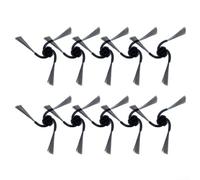 Lot de 4 ou 10 brosses latérales de rechange compatibles avec aspirateur robot DREAME D20 Air Plus et balai à franges d'angle profond, facile à installer, plastique et nylon, 4 ou 10 pièces