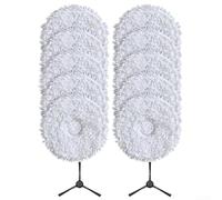 Lot de 4 ou 10 chiffons de nettoyage en microfibre pour aspirateurs robot EUREKA V15 Pro et J15