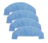 Lot de 4 ou 10 chiffons de nettoyage en microfibre pour robot aspirateur et balai de sol absorbants et lavables, adaptés pour la maison avec des animaux domestiques et des enfants