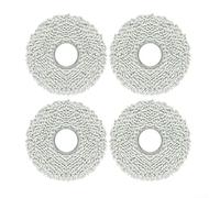 Lot de 4 ou 10 chiffons de rechange en microfibre pour balai à franges Karcher RCV 5 Plus, pour un nettoyage intelligent et efficace du sol du robot, 4 ou 10 pièces