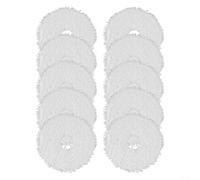 Lot de 4 ou 10 chiffons en microfibre doux pour aspirateur robot Eureka J12 Ultra, tampons de rechange lavables pour un nettoyage efficace du sol (lot de 10)