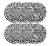 Lot de 4 ou 10 chiffons en microfibre pour aspirateur robot Eureka J15 et Evo Ultra à vidage automatique, réutilisables et lavables, adaptés pour les maisons avec animaux domestiques ou enfants, lot