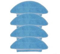 Lot de 4 ou 10 chiffons en microfibre pour aspirateur robot Lubluelu, tampons de nettoyage lavables de rechange pour SL68, gris (lot de 4)