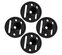 Lot de 4 ou 10 embouts de mât de tente, matériau ABS antidérapant, design antirouille pour bâtons de randonnée, poteaux d'auvent, poteaux d'auvent et supports de housse de bateau (4 pièces)