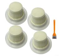 Lot de 4 ou 10 filtres de rechange HEPA lavables pour aspirateur Canard avec brosse pour un changement facile du filtre et une meilleure filtration des particules atmosphériques (lot de 4)