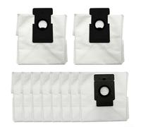 Lot de 4 ou 10 sacs à poussière de rechange pour aspirateur robot XPlorer série 75S+, sacs filtrants haute densité pour prolonger la durée de vie de l'aspirateur et simplifier le nettoyage (lot de 10)