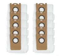 Lot de 4 ou 10 sacs à poussière pour aspirateur MEDION X20 SW+ MD 11415, conçus avec un matériau solide et plusieurs couches de filtration pour une capture efficace de la poussière