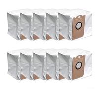 Lot de 4 ou 10 sacs à poussière pour aspirateur robot Cleanova W11 pour propriétaires d'animaux et familles (lot de 10)