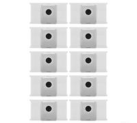 Lot de 4 ou 10 sacs d'aspirateur compatibles avec Deebot T80 pour aspirateur OMNI avec grande capacité de 3,5 l et contenant sécurisé pour maintenir un environnement propre