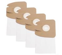 Lot de 4 ou 10 sacs d'aspirateur pour boîtes anti-acariens, double couche, blocs de filtration fines et joints de rechange pour nettoyage avec animaux domestiques (lot de 4)