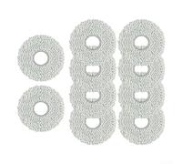 Lot de 4 ou 10 serpillères compatibles avec robot de balayage et de nettoyage intelligent Karcher RCV 5 Plus, pièces de rechange en microfibre pour sols propres (lot de 10)