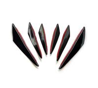 Lot de 4 ou 6 ailerons universels pour Pare-Chocs Avant - Diffuseur, Splitter, Canards et Spoiler pour carrosserie