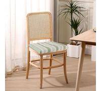 Lot de 4 ou 6 coussins pour chaises de cuisine Made in Italy - coussins de chaise de cuisine 4 et set de 6 40 x 40 cm, épaisseur 6 cm, housse de chaise de cuisine artisanale (4, vert)