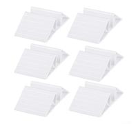 Lot de 4 ou 6 pieds de renfort pour barrière d'animaux de compagnie triangulaires pour une meilleure stabilité sur les barrières en bois pour chien avec auto-installation (lot de 4 ou 6 pièces)