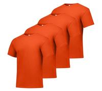 Lot de 4 ou 6 t-Shirts à Manches Courtes en Coton pour Homme, Taille S