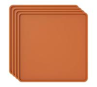 Lot De 4 Ou 6 Tapis De Déshydratation En Silicone Avec Bords Surélevés Et Revêtement Antiadhésif For Plateau En Silicone 13,8 X 13,8 Pouces(4pcs)