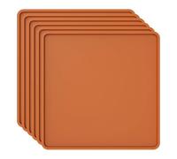 Lot De 4 Ou 6 Tapis De Déshydratation En Silicone Avec Bords Surélevés Et Revêtement Antiadhésif For Plateau En Silicone 13,8 X 13,8 Pouces(6pcs)