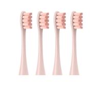Lot de 4 ou 6 têtes de rechange compatibles avec les brosses à dents Oclean X/X PRO/Z1/F1 (grises), embouts souples en DuPont for brosse à dents sonique.(4PCS Pink)