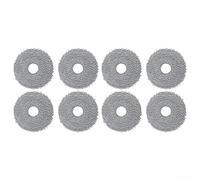 Lot de 4 ou 8 lingettes de nettoyage en microfibre douces et lavables pour aspirateur robot Qrevo Pro MaxV pour la capture de la poussière et de la saleté (8)