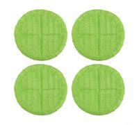 Lot de 4 ou 8 serpillères de rechange en microfibre pour balai électrique avec têtes rotatives