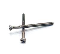 Lot de 4 ou 8 vis électriques chromées pour prises ou interrupteurs 40 mm, 50 mm ou 75 mm