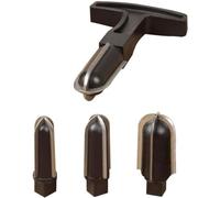 Lot de 4 outils d'alésoir pour pipe à tabac, grattoir à pipe à tabac, accessoires pour pipe à tabac