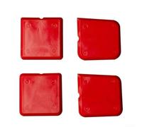 Lot de 4 outils de calfeutrage 3 en 1 avec lame de colle en verre, grattoir d'angle et extracteur de calfeutrage conçus pour plusieurs tâches d'étanchéité