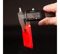 Lot de 4 outils de calfeutrage 3 en 1 en silicone avec grattoir d'angle pour carrelage, sol, verre, joint de brique, joint et réparation Rouge