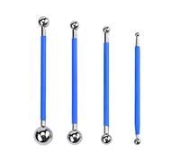 Lot de 4 outils de calfeutrage pour joints à rotule en acier pressé - Outils de finition pour joints de sol - Pour la maison