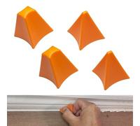 Lot de 4 outils de couture en silicone 3/6/10/16 mm, applicateur de mastic, outil de lissage de calfeutrage, outil de calfeutrage réutilisable pour salle de bain, cuisine, joint