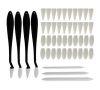 Lot de 4 outils de dessin pour croquis, 3 estompes avec 40 têtes éponges, mélangeurs artistiques, crayons éponge pour étudiants, artistes, peinture détaillée, pour peinture et croquis