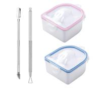 Lot de 4 outils de manucure pour des changements fréquents de polissage et un entretien sûr des ongles à la maison ou au salon