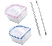 Lot de 4 outils de manucure pour des changements fréquents de polissage et un entretien sûr des ongles à la maison ou au salon